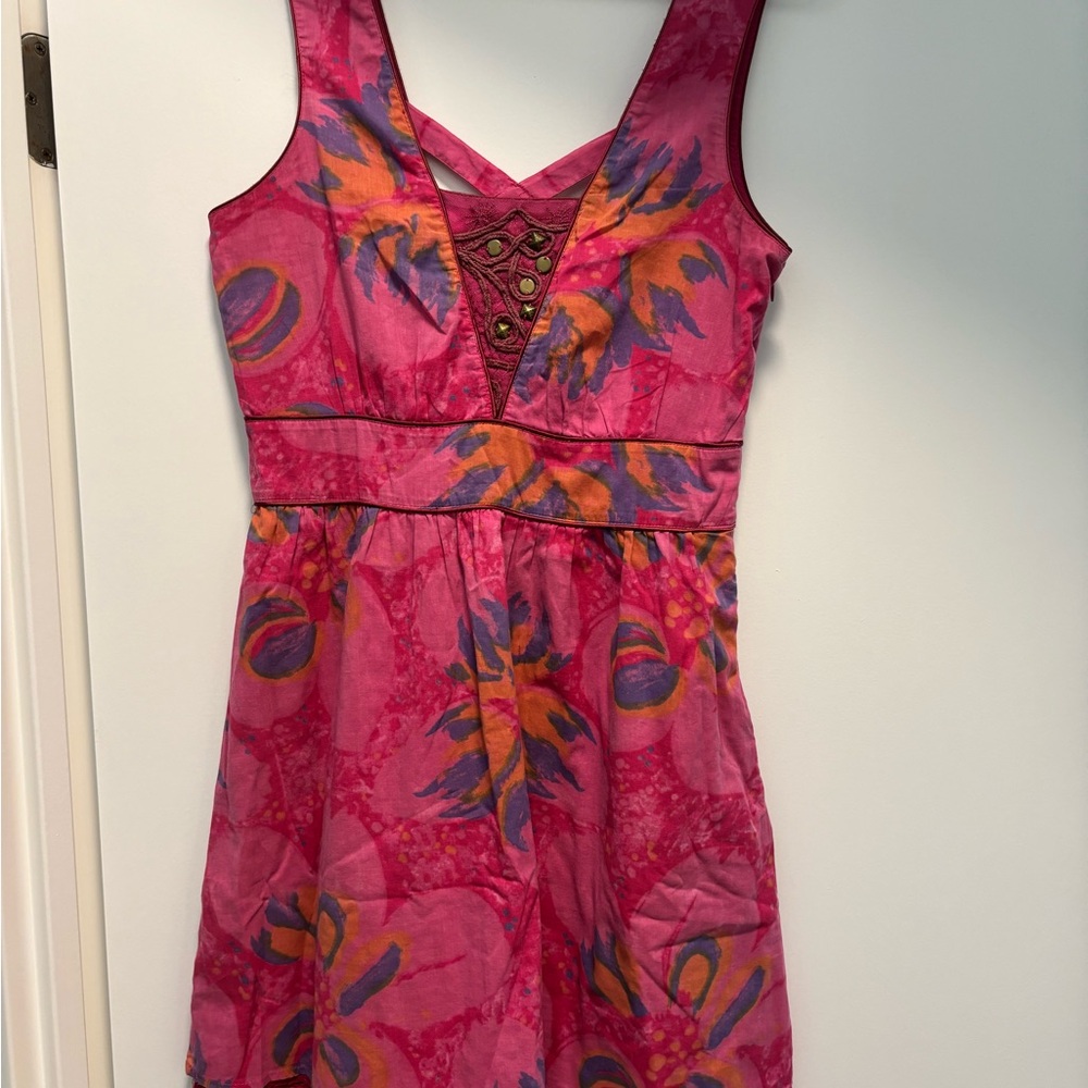 Free People Pink and Purple Mini Dress - Picture 13 of 13